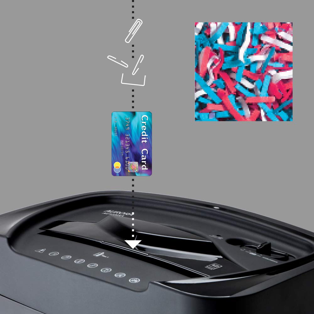 12-Sheet Crosscut Paper And Credit Card Shredder With 5.2 - View #8