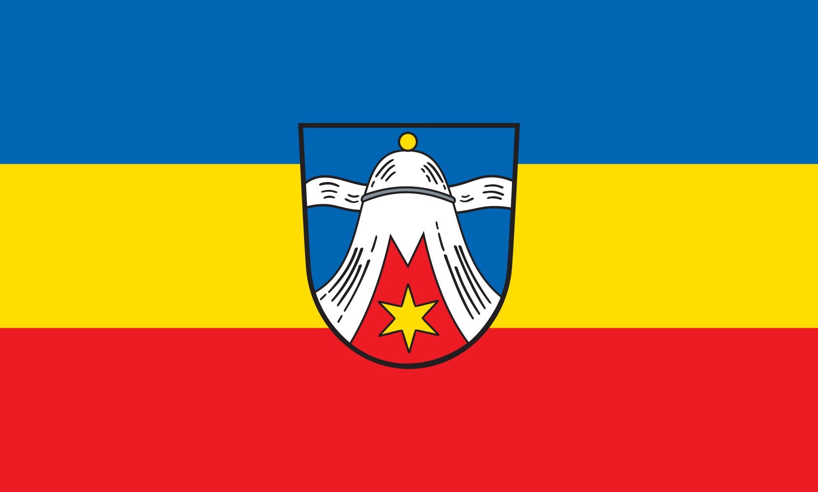 Drapeau Large Dietramszell grand format paysage 1.35m² pour pavillon extérieur