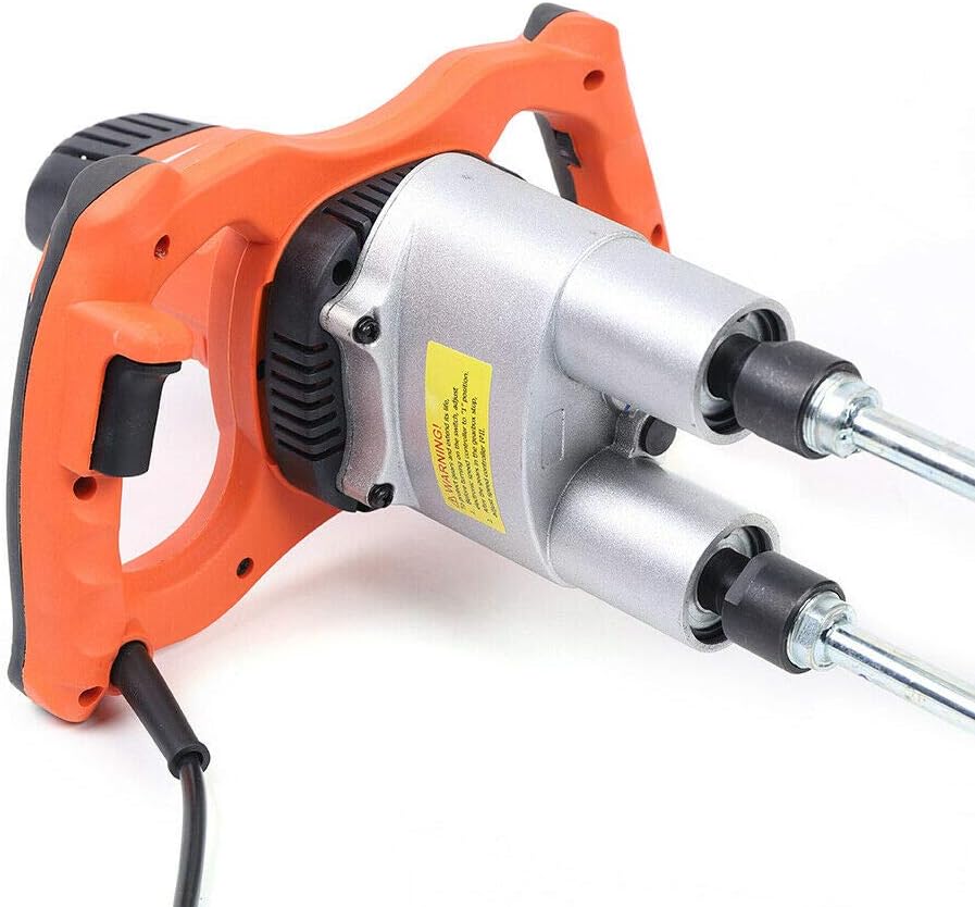 Buy TBVECHI Electric Mortar Mixer, 1800W Double Paddle Mortar Mixer