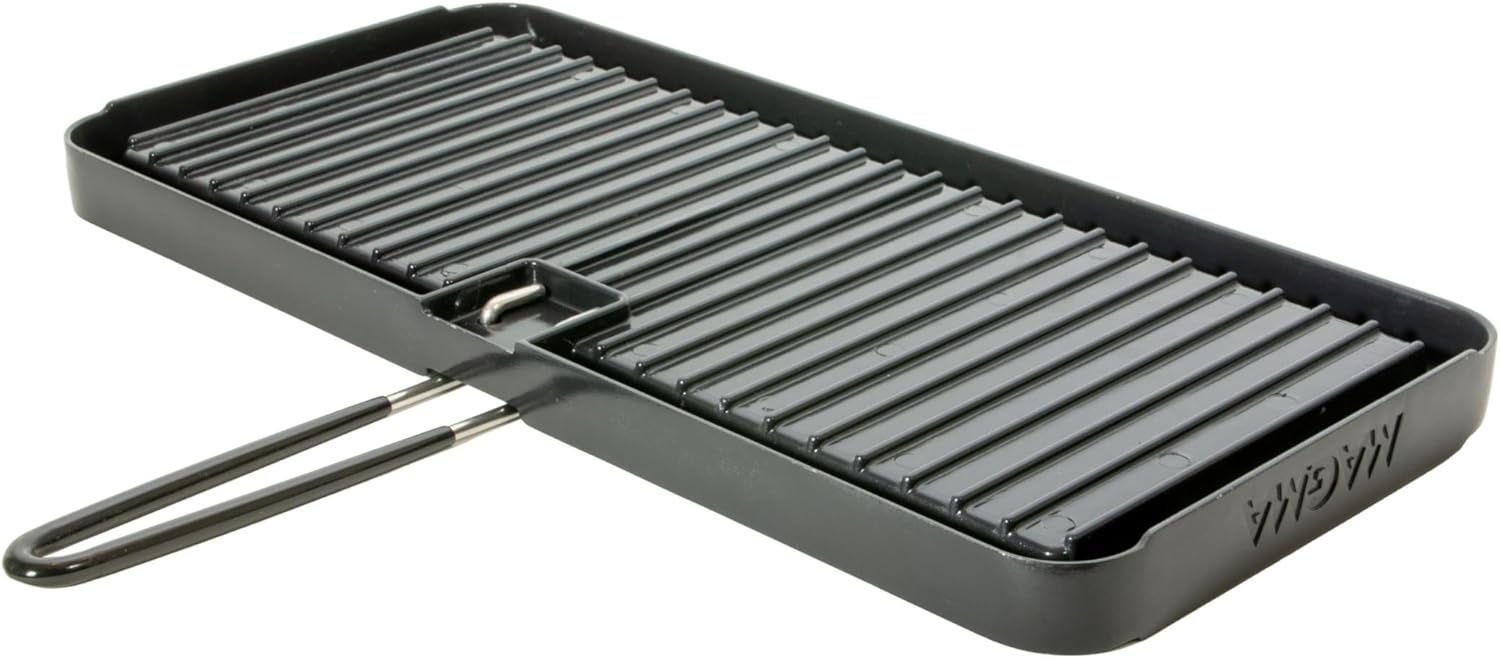 Magma A10-197-2 Reversible Griddle for 12"x18" Grill Surface | Cast Aluminum Grill Griddle | Non-Stick Cooking Surface | Portable BBQ Accessory