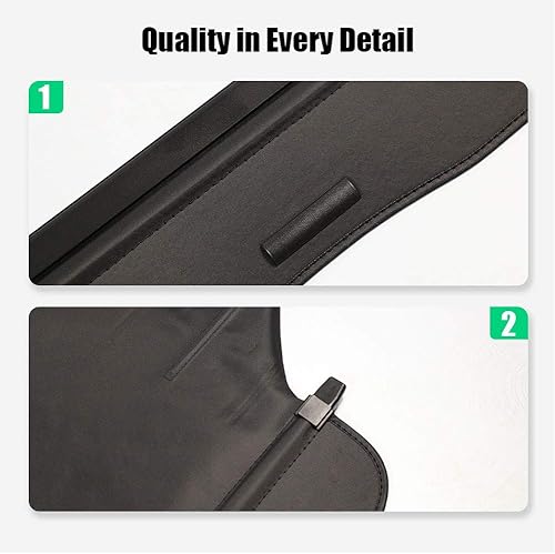 Miniatura 4 de Marretoo Para Honda CRV Cargo Cover 2012 2013 2014 2015 2016 Estilo de fábrica Negro retráctil Tronco Escudo de Seguridad Sombra