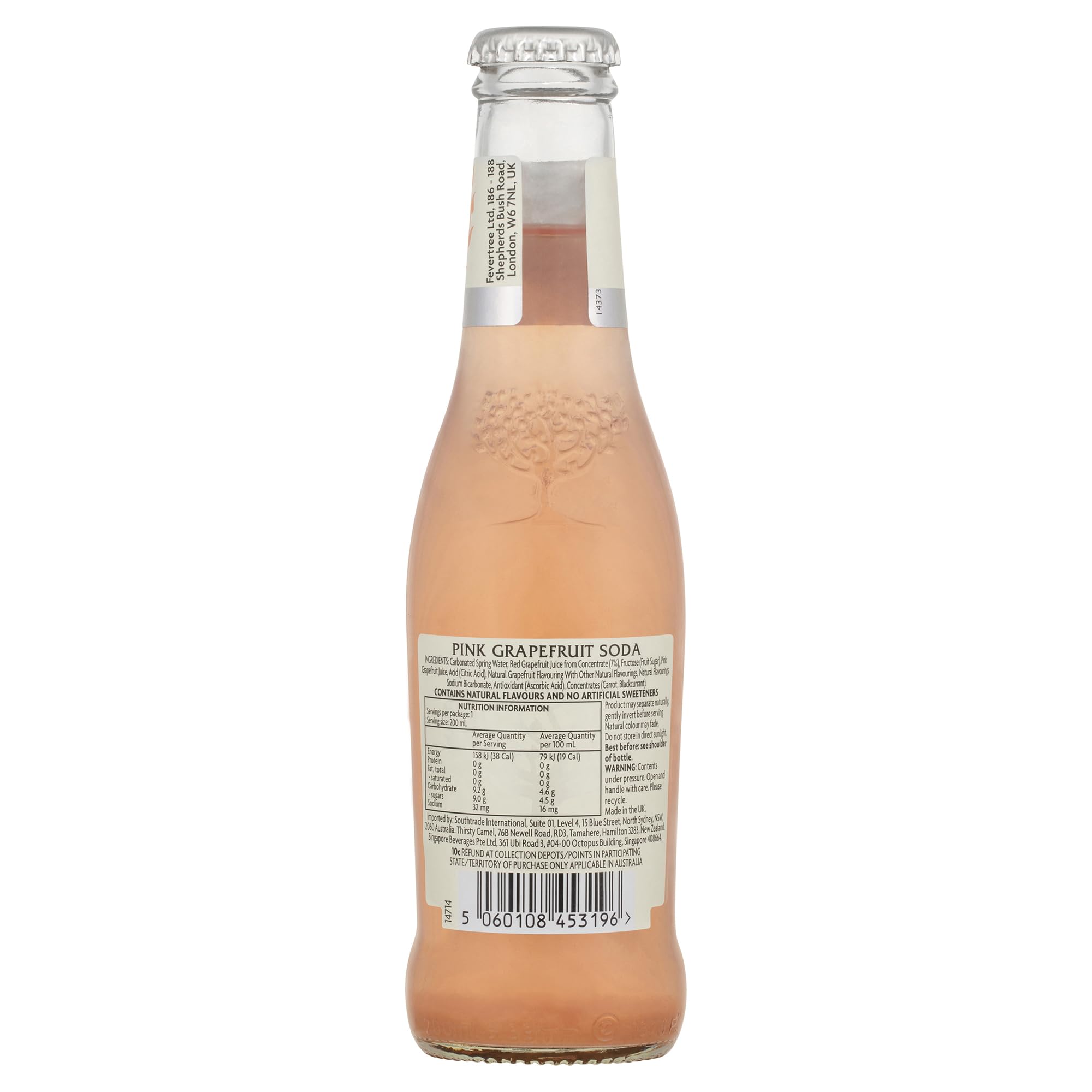 Fever Tree Pink Grapfruit, 4 piezas
