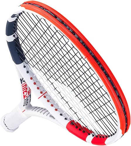 Miniatura 4 de Babolat Pure Strike Tour - Raqueta de tenis (3 generación), ensartada con 0.66 onzas de White Babolat Syn Gut a tensión de rango medio