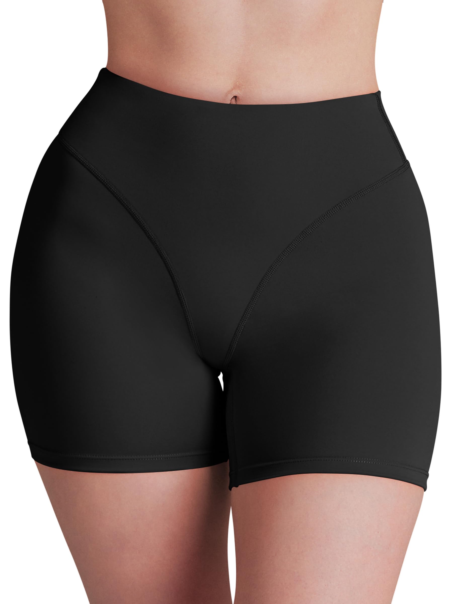 AVGO Gym Shorts Women 4.5 Inches - V Shaped High Waisted Butt Lifting Tummy Control Workout Booty Biker Shorts