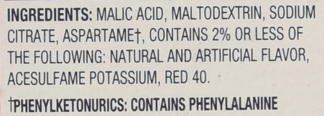 Jolly Rancher Singles-to-go Sugar Free Cherry Drink Mix