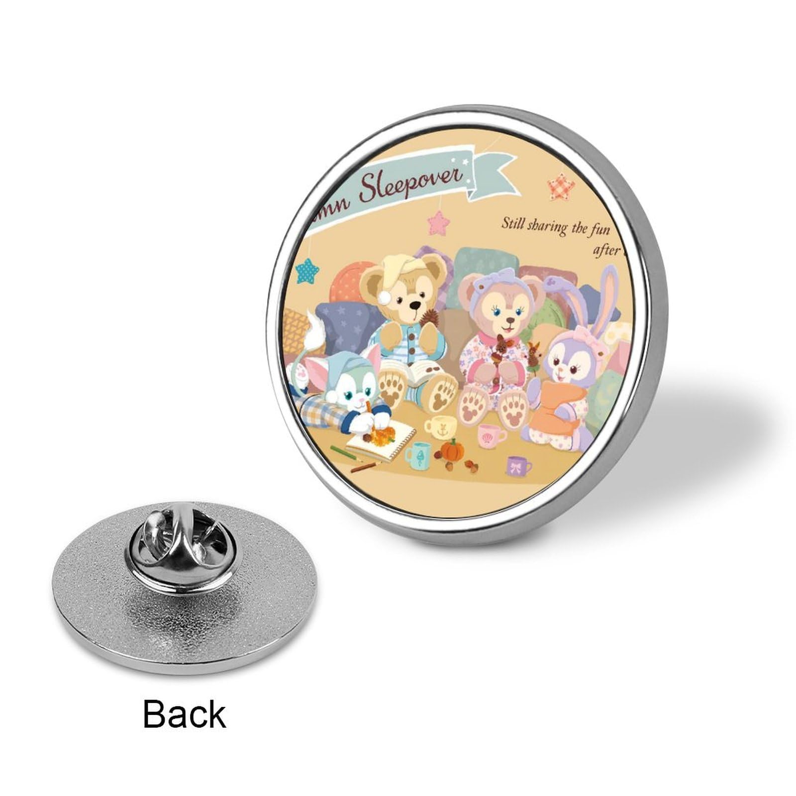 Amazon.co.jp: ピンバッジ 円形 ダッフィーフレンズ シェリー