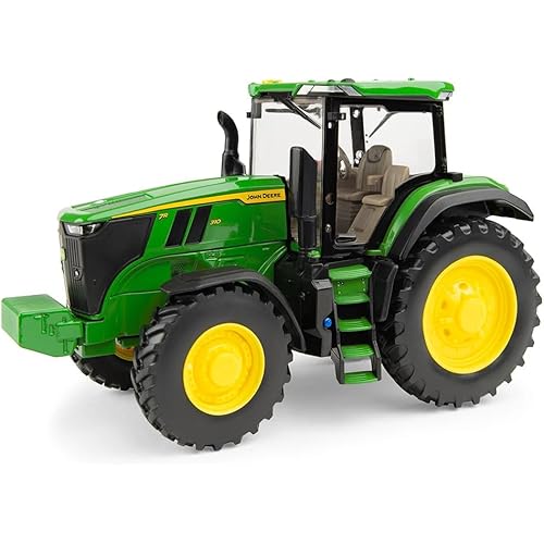 TOMY John Deere 1:32 Scale 7R 310 Tractor with Front Weights & Steerable MFWD Axle, LP86722