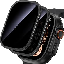 UniqueMe for Apple Watch Ultra 3/Ultra 2/Ultra 49mm Privacy Screen - Black