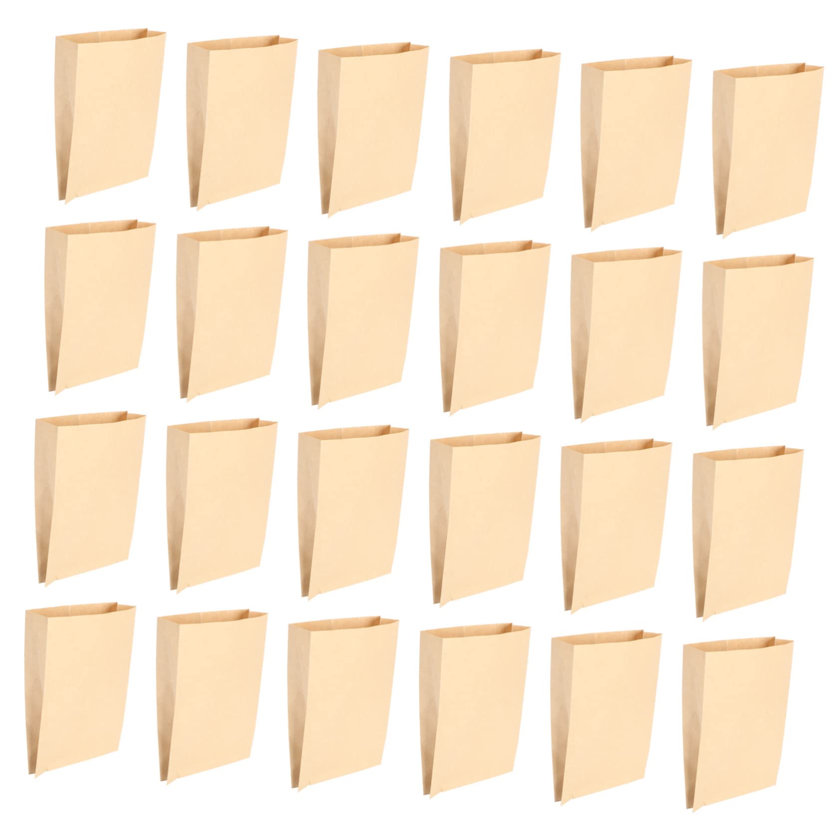 PRETYZOOM 100pcs Greaseproof Paper Bags Reusable Cellophane Treat Bags for Food Storage