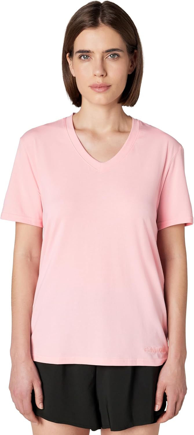 Calvin Klein Women's Performance Classic Fit V-Neck Tee