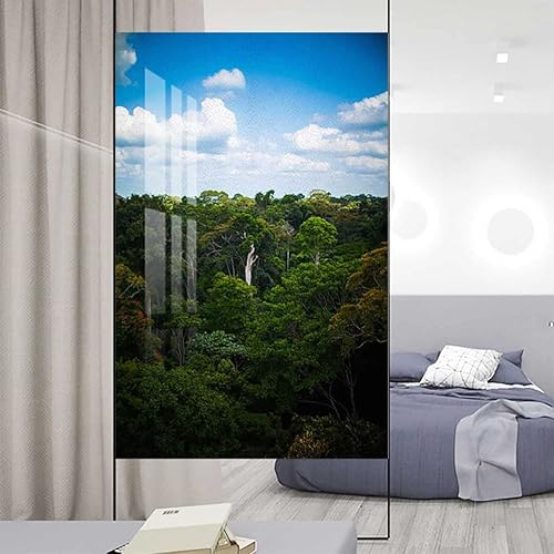 Película de privacidad para ventana, sin pegamento, adhesivos extraíbles de vidrio estático, bloqueo solar, anti rayos UV, para ventana, para el