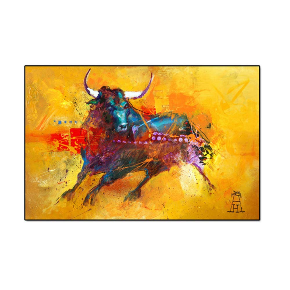 Tableau vache 30x50 cm résistant pour décorer facilement les murs d'enfants