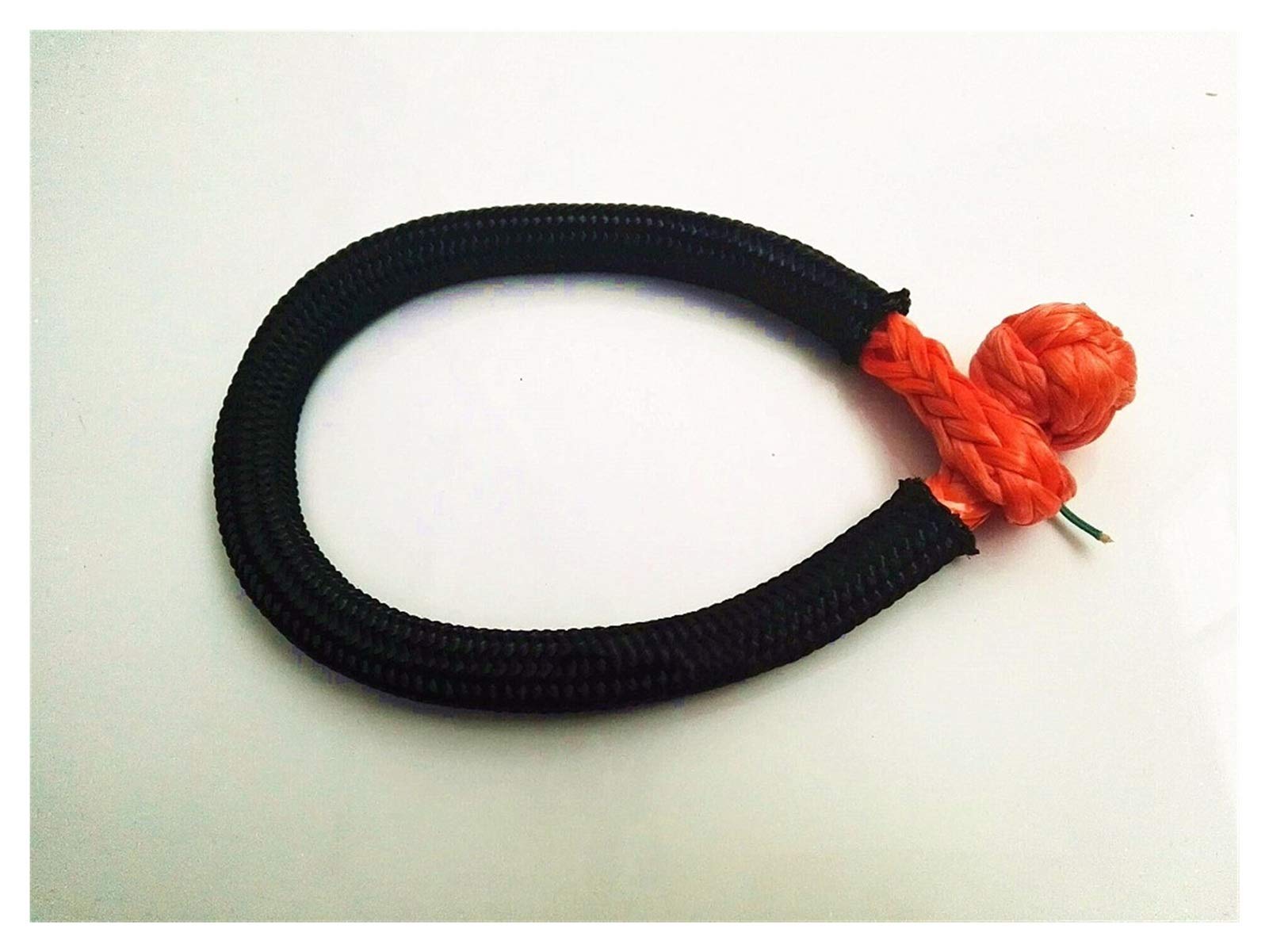 Winch Rope, Orange 9mm*150mm Rope Shackle,ATV Winch,Synthetic Cable,UHMWPE Soft Shackles