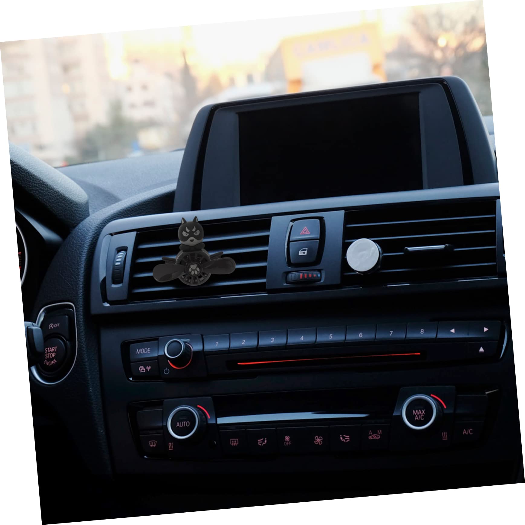 SHERCHPRY 5piezas Difusor De Aromaterapia Para Coche Diseño De Cartoon Ventilador De Aire Para Vehículos Aromatizante Adorable y Creativo Para Aliviar Estrés y Decoración Interior De