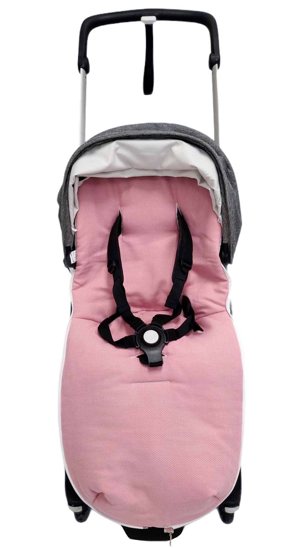 Spezifisch Fußsack für Kinderwagen oder Buggy kompatibel mit Bugaboo Ant. Tipis und Federn Gepuderte Rosa