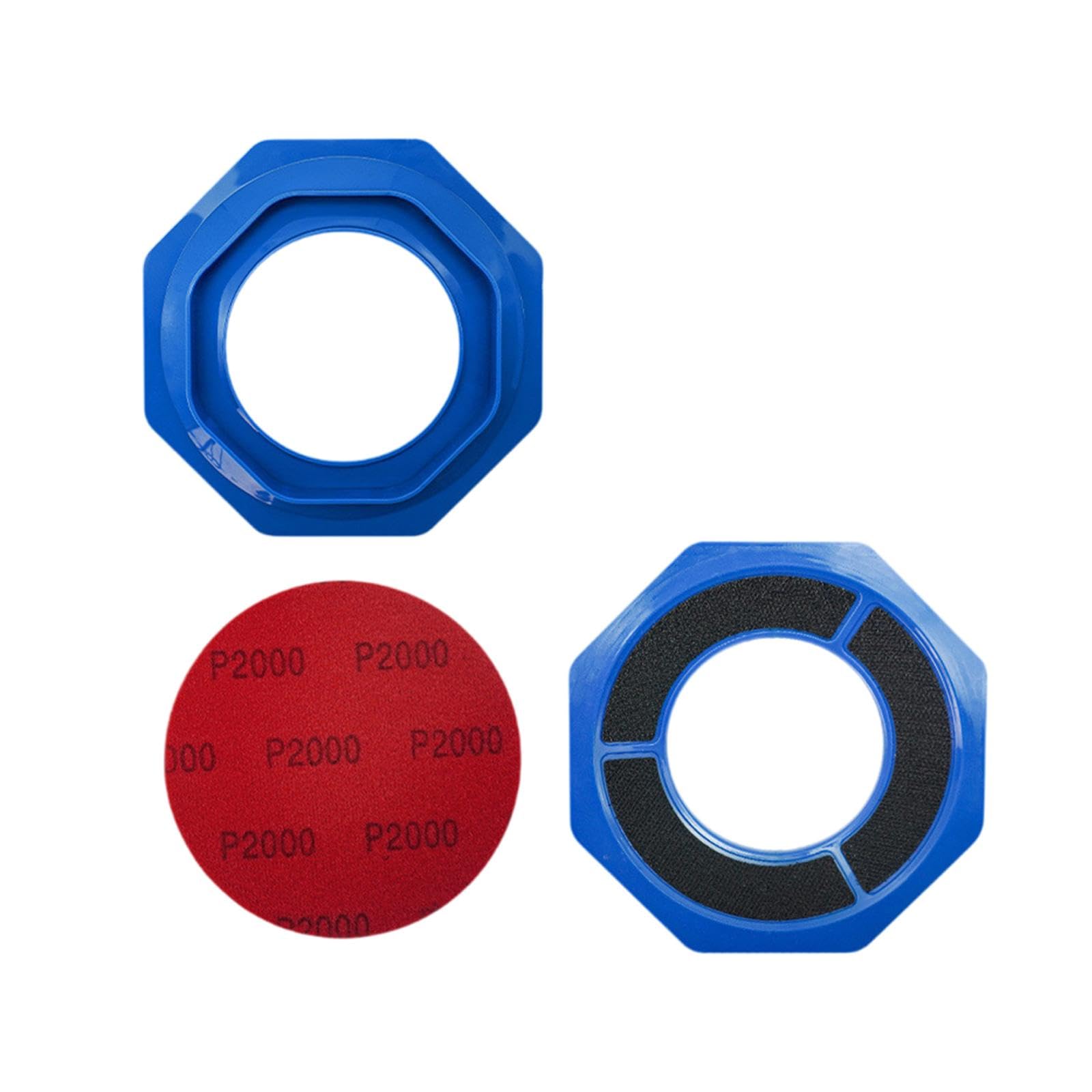 Sanding Pad Holder for Bowling Balls Sturdy Surface Maintenance for Cleaning Blue-image-8