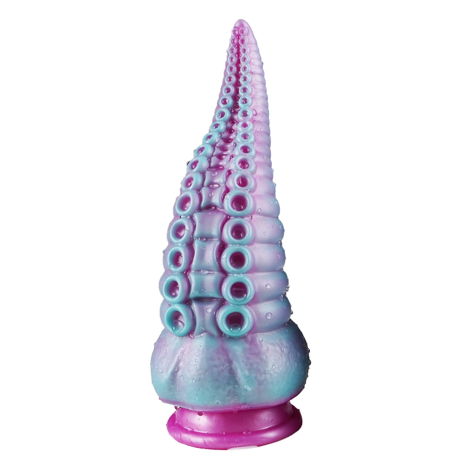 BDSMYEE Grande plug anale in silicone con ventosa, dildo anale a tentacoli, giocattolo sessuale per coppie, dildo anale allungatore a coda, giocattolo anale per donne e uomini, sesso estremo (S)