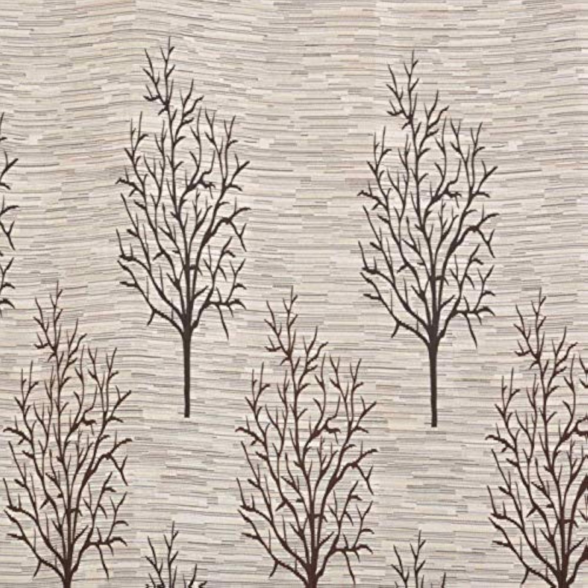 Jute Heavy Curtains for Window, Brown, 5 Feet