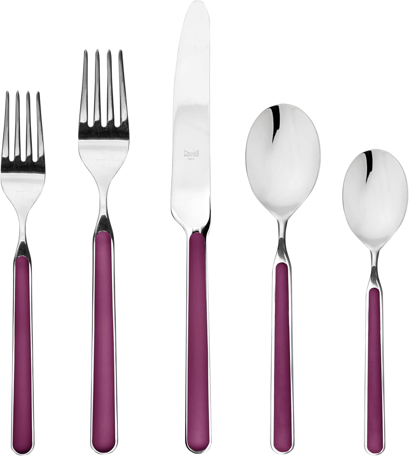 MEPRA Flatware Set, Light Mauve