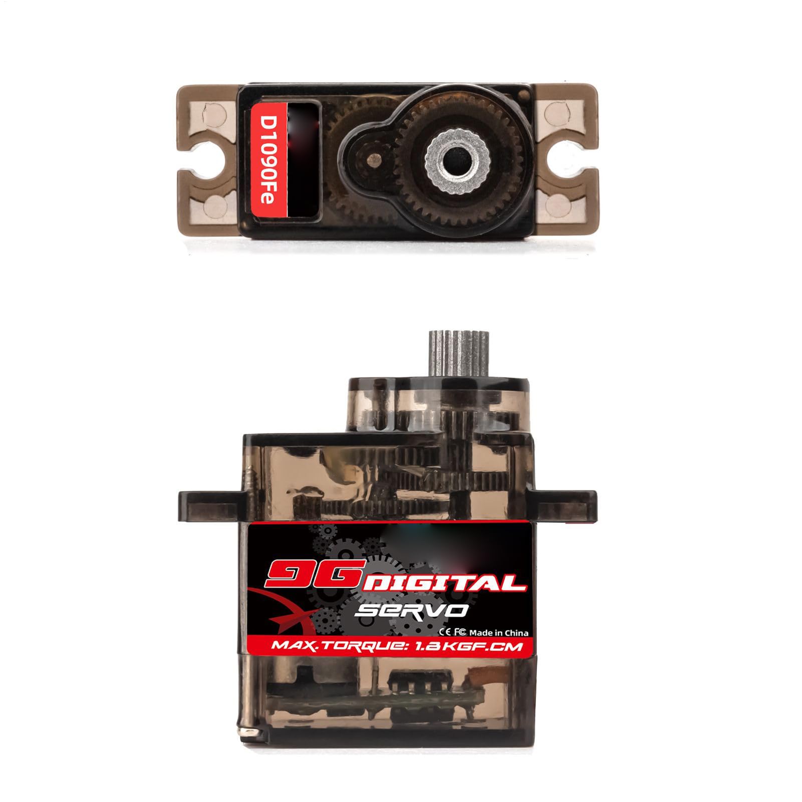 Servo digital | servo digital para la dirección de coches RC - 1,4 kg de bajo nivel de ruido, ángulo de control de 180 grados, para adolescentes, niños, principiantes entusiastas aficionados