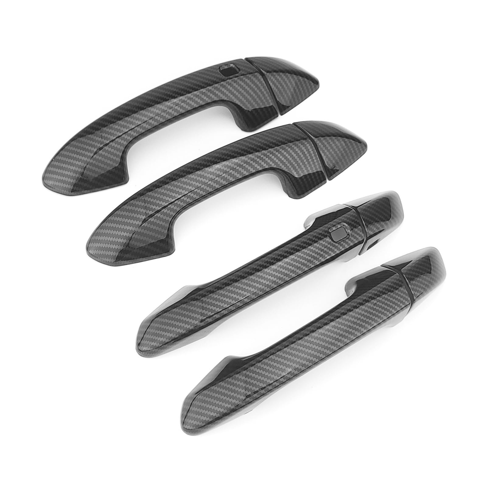 ZhanNuoBHd for Kia for Stinger 2018 2019 2020 2021 2022 2023 Car Exterior Door Handle Cover Vehicle Exterior Outer Door Handle(Carbon Fiber)