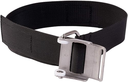 Dive Rite Correa de tanque, estrecha con hebilla de leva de perfil bajo