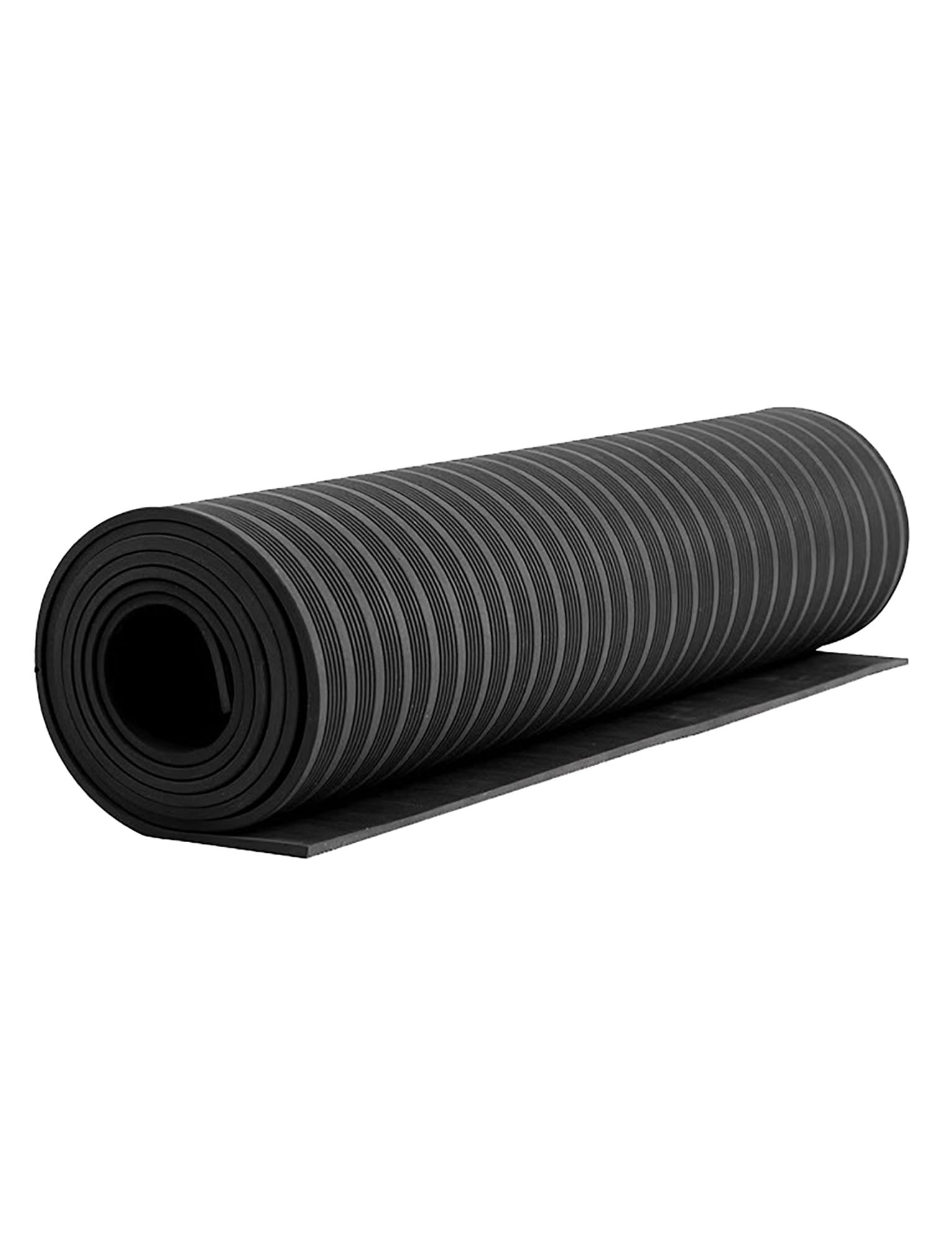 Tapetes de caucho aislantes eléctricos comerciales: tapetes antideslizantes de alto voltaje for entornos de trabajo seguros.(Black,100x500x0.5cm)