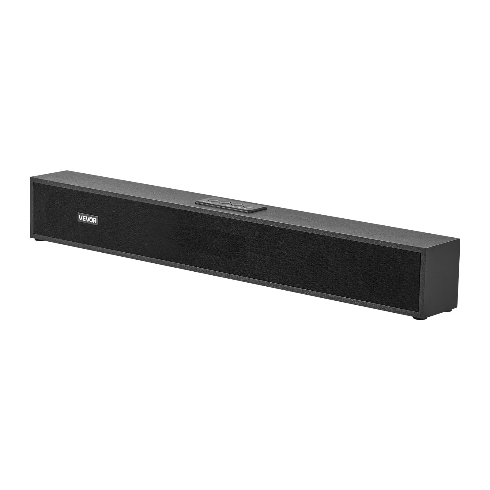 VEVOR Sound Bar per Smart TV, 2.0 canali, 24 pollici, altoparlante compatto per proiettore, connessione Bluetooth AUX, telecomando, facile installazione, sistema audio surround da 80 W per PC Home