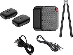 TTETTZ Conjunto de Bateria Eletrônica para Prática Profissional em Casa