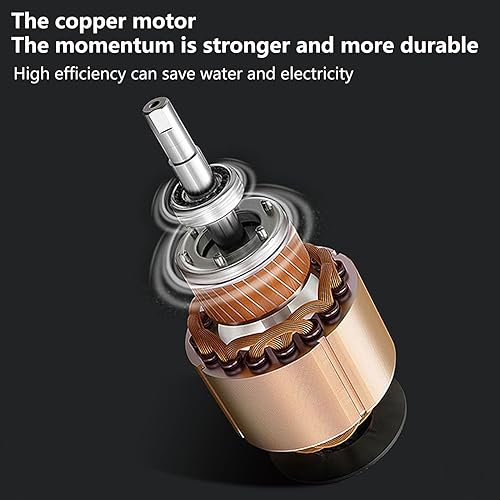 Miniatura 7 de Lavadora eléctrica inalámbrica, lavadora de alta presión, arandelas de chorro de automóvil con boquillas de accesorios y olla de espuma para el