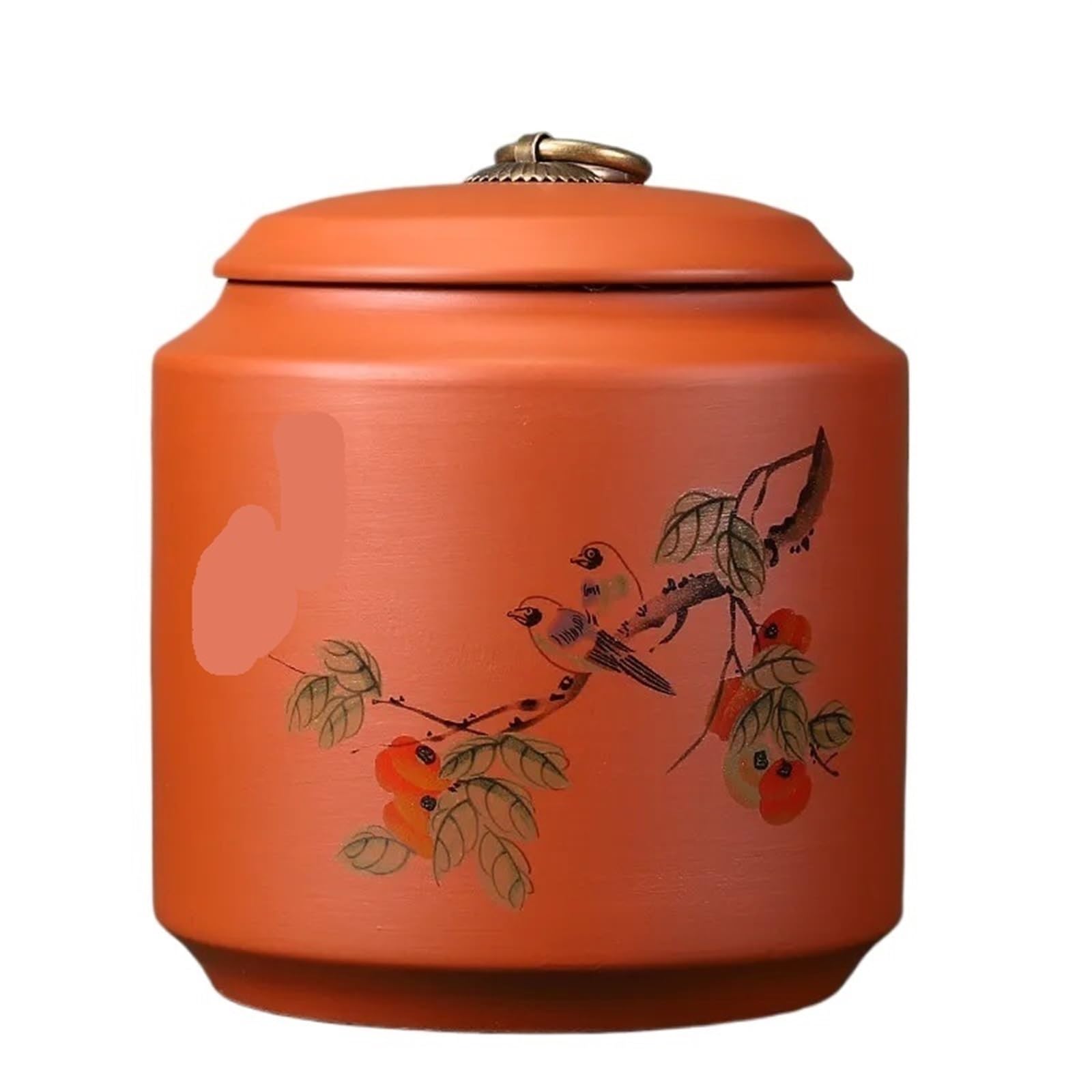 AYWTIUN tea storage jars Purple Clay Tea Caddy Nut Coffee Jars Spice Airtight Container Home Storage Cans Kitchen Accessories(C2)