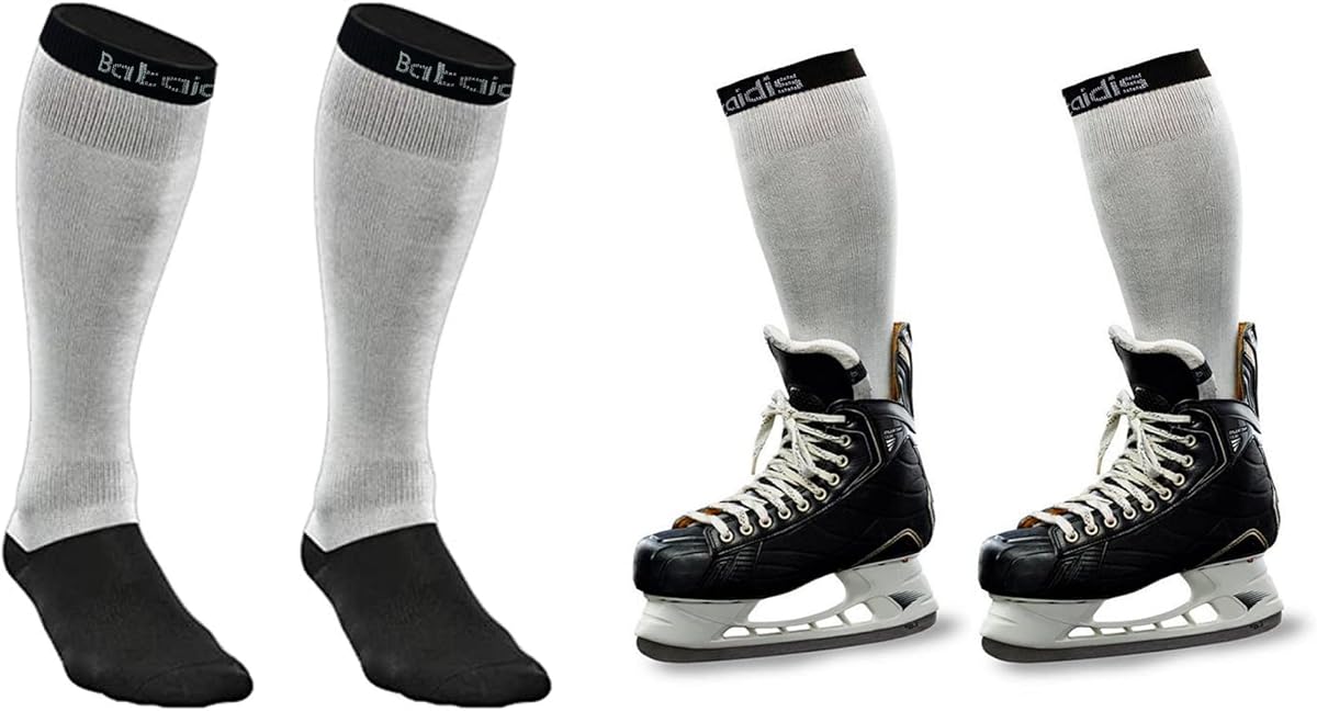 Cut Resistant Hockey Socks,Performance Knee High Cut Resistant socks,Level 3 Protection(with Dyneema yarns)
