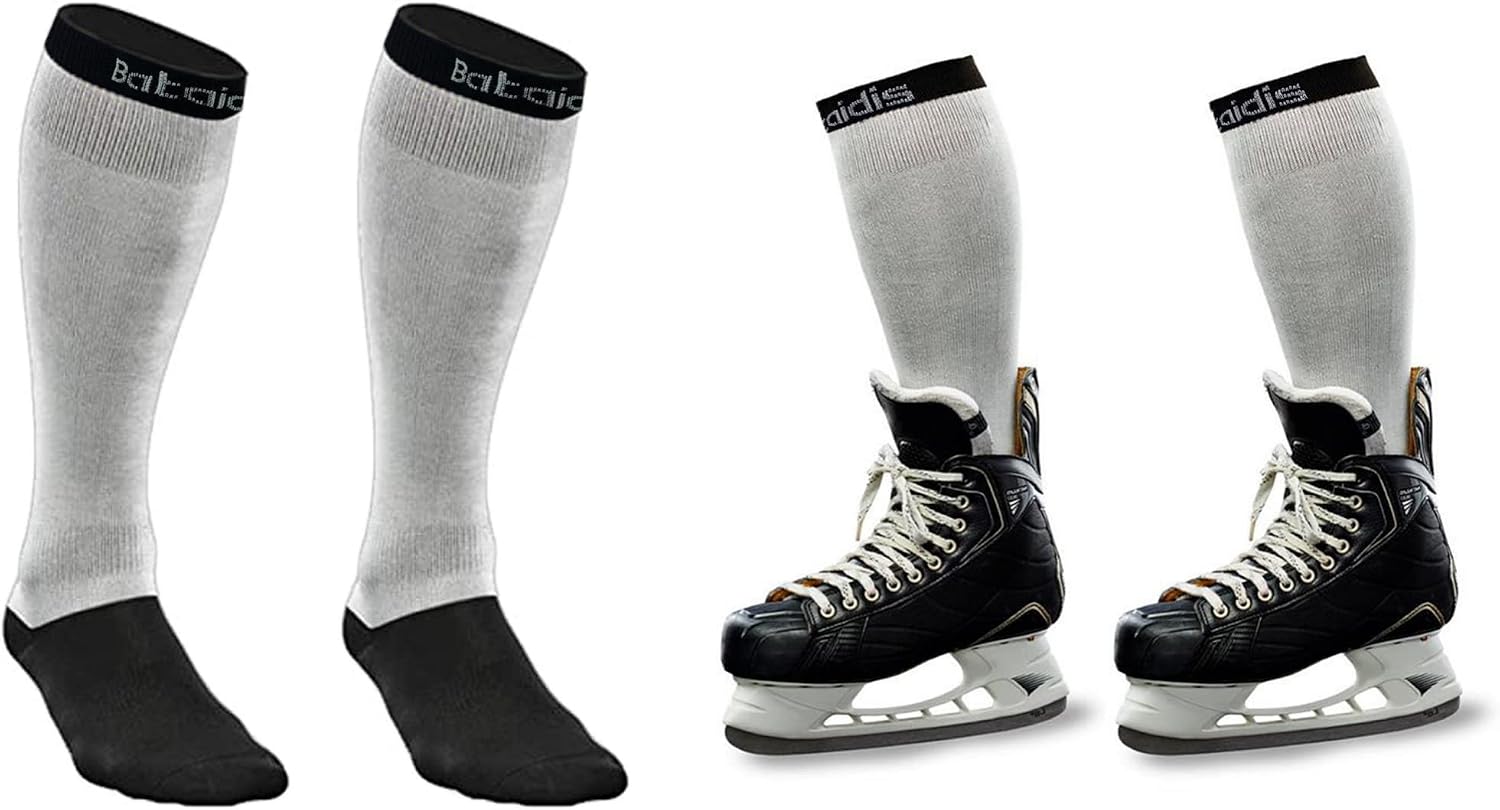 bataidis Cut Resistant Hockey Socks,Performance Knee High Cut Resistant socks,Level 3 Protection(with Dyneema yarns)