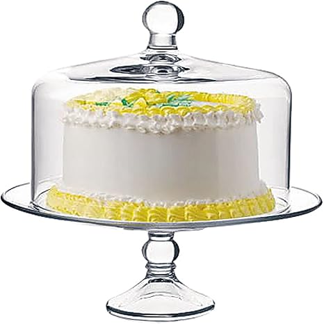 Amazon Libbey リビー セレーヌ ケーキドームセット 557 ソーダガラス Rlbjq01 ケーキスタンド オンライン通販