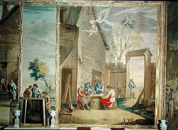 Toile le jeu de cartes de David Teniers cadeau idéal pour passionné d'art et d'histoire
