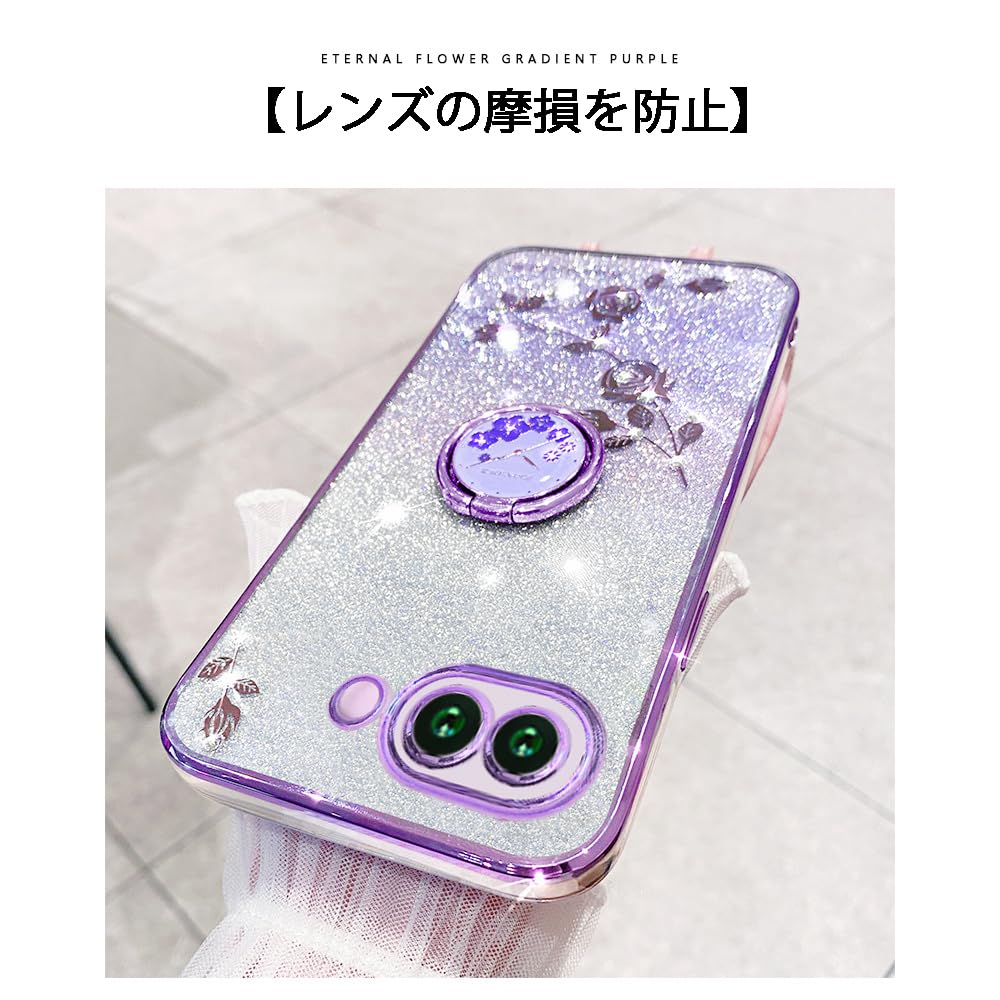 Amazon.co.jp: JOOBOY Google Pixel 9a 用 ケース リング付き クリア