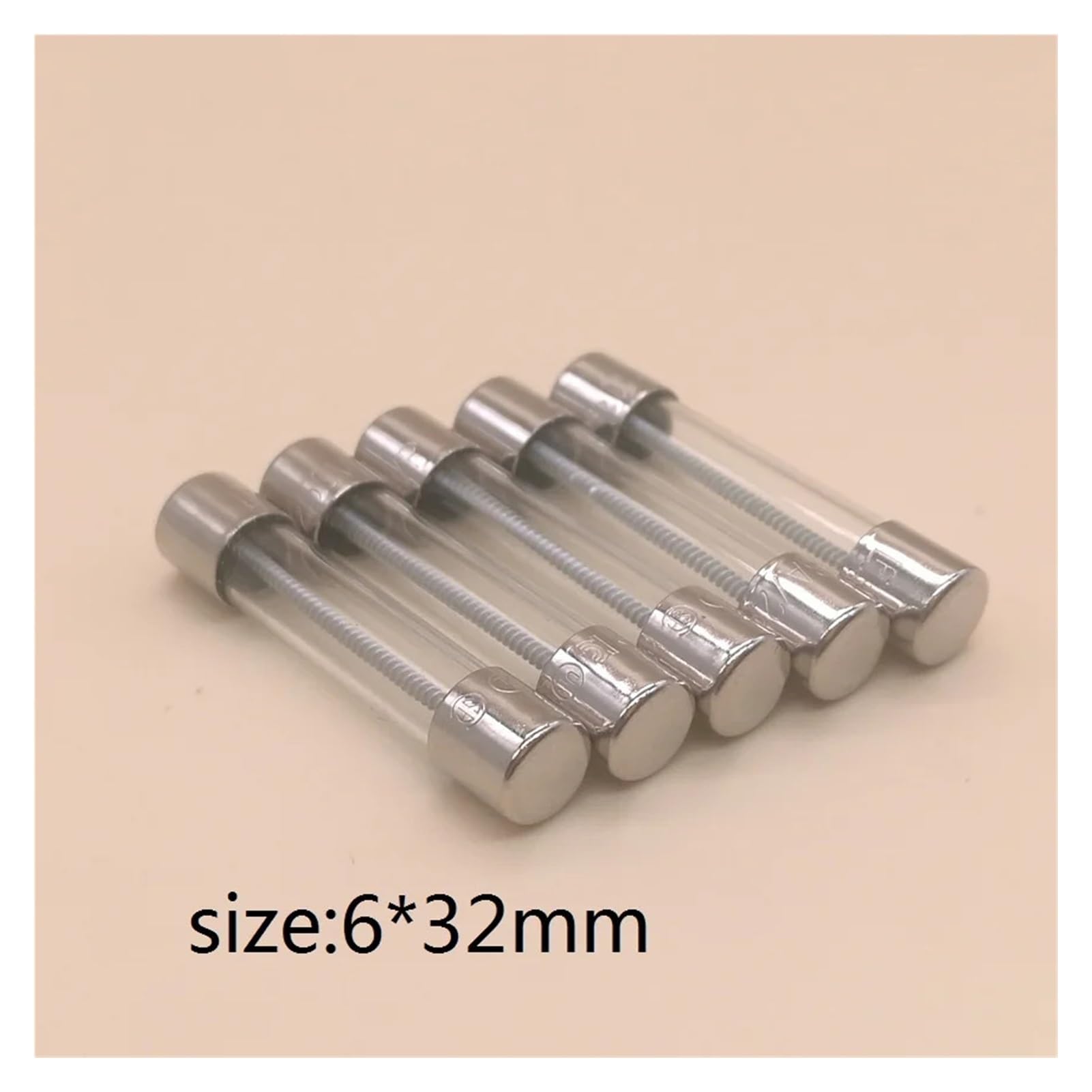 5 szt. bezpieczników szklanych wolnotopliwych 250 V bezpiecznik zwłoczny 1 A 2 A 3 A 4 A 5 A 8 A 313 FUSE - wymiary 6 x 32 mm(5PCS 250V 3A)