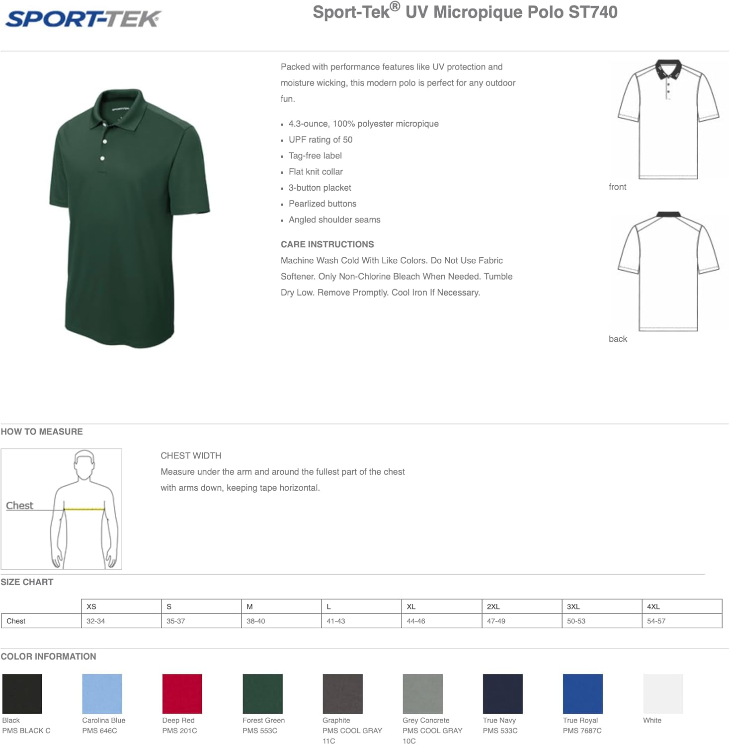 Custom Polo Shirts for Men Custom Embroidered Polo Shirt, Personalized with Text & Logo Black - Image 9