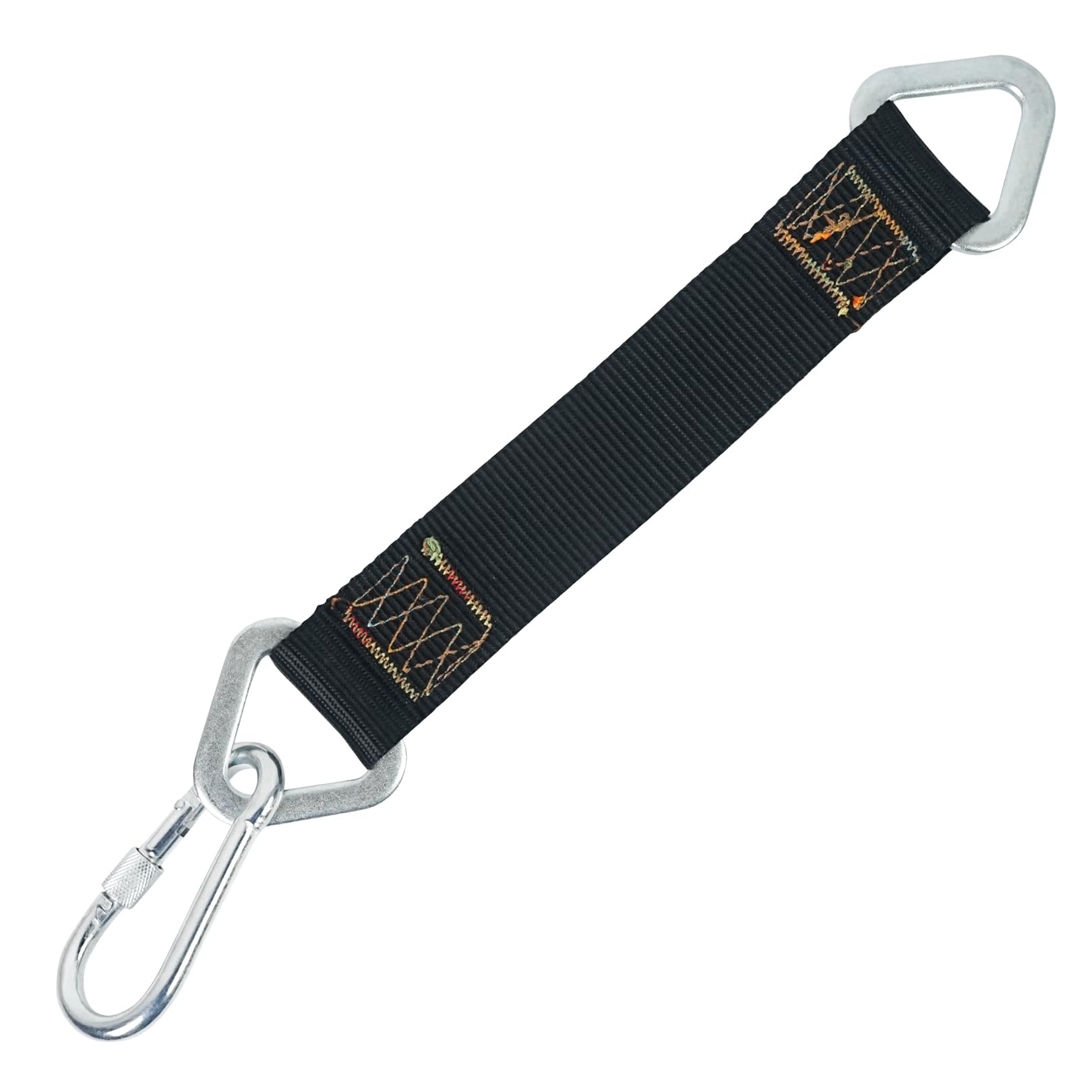 Aoneky 9.84'' Punching Bag Hanger Strap with Clip for Boxing MMA Hammock Swing - Attachment for Pull-Up Bar Gym Cable Pulley