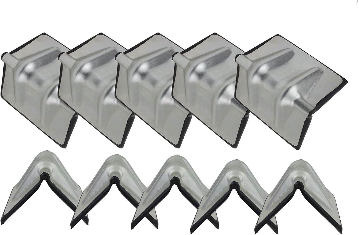 Mytee Products (10 Pack Steel Corner Protector with Rubber Chain Cargo Flatbed