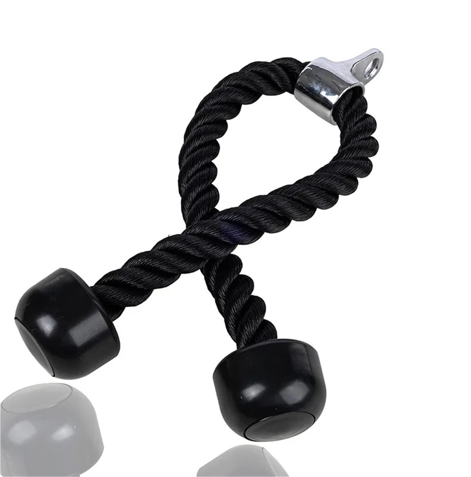 Tirante verso il basso con corda per tricipiti Corda for tricipiti, attrezzo for trazioni, manubrio for bicipiti, schiena, spalle, for il fitness, palestra di casa(90cm)