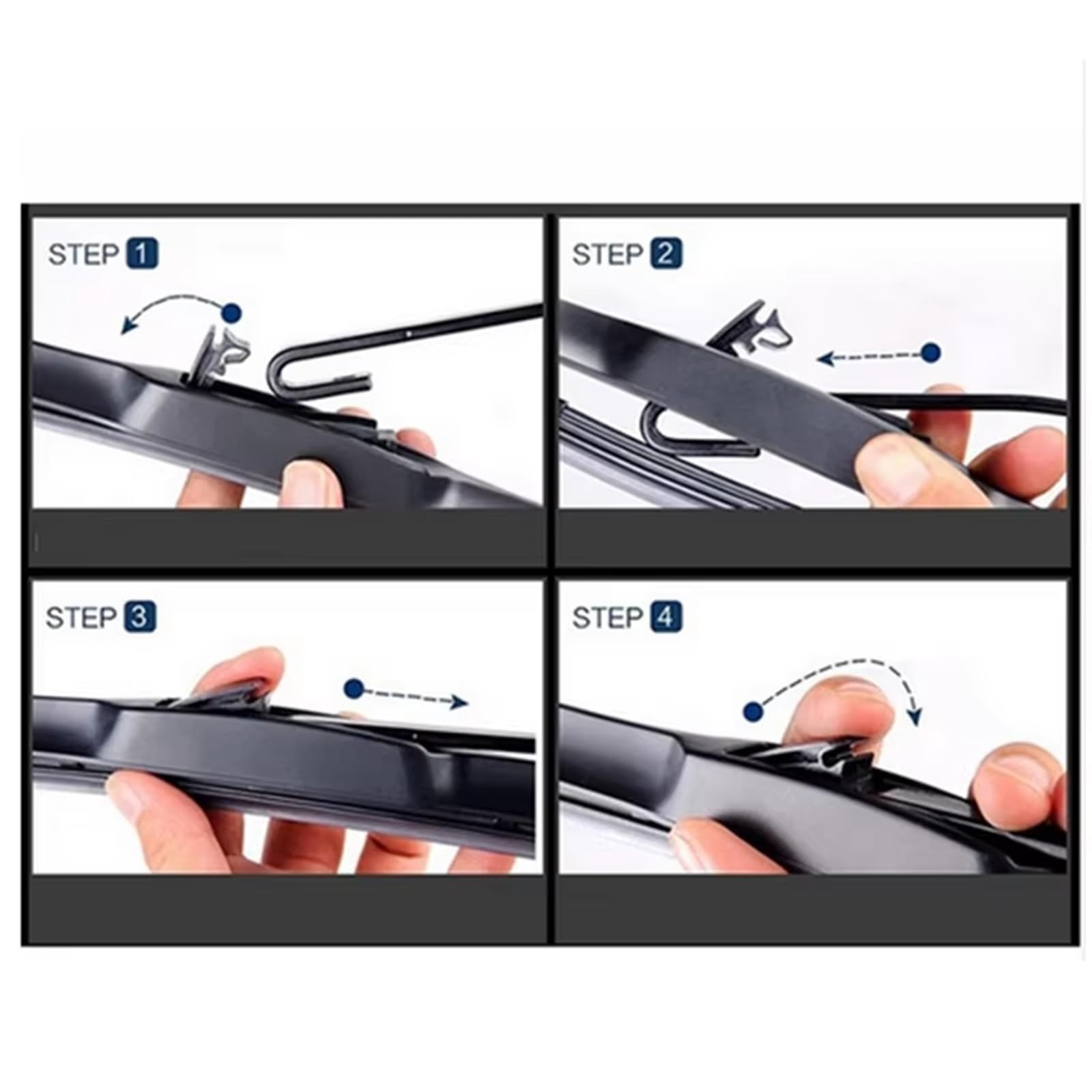 tergicristalli per Auto Compatibile con SsangYong per Actyon 2011 2012 2013 2014 2015 2016 2017 24 "16" 14 "Parabrezza Finestra Spazzole Tergicristallo Anteriori E Posteriori