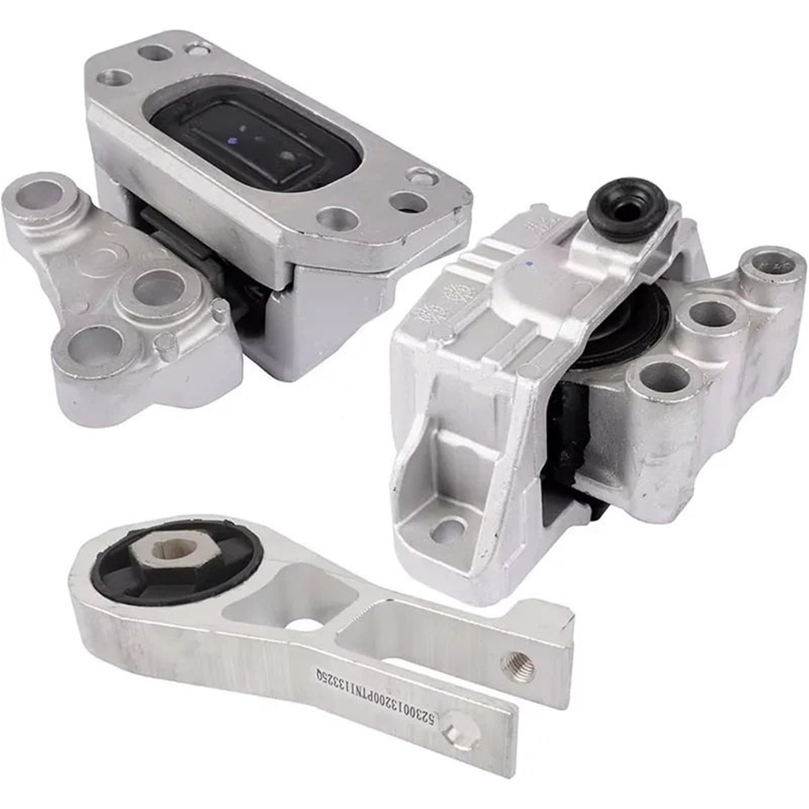 Front Right Engine Mount FIt for Jeep Renegade Compass Fiat 500X 2.4L1Set Engine Motor Transmission Mount Set 68363756AA 68363755AA 68258599AA