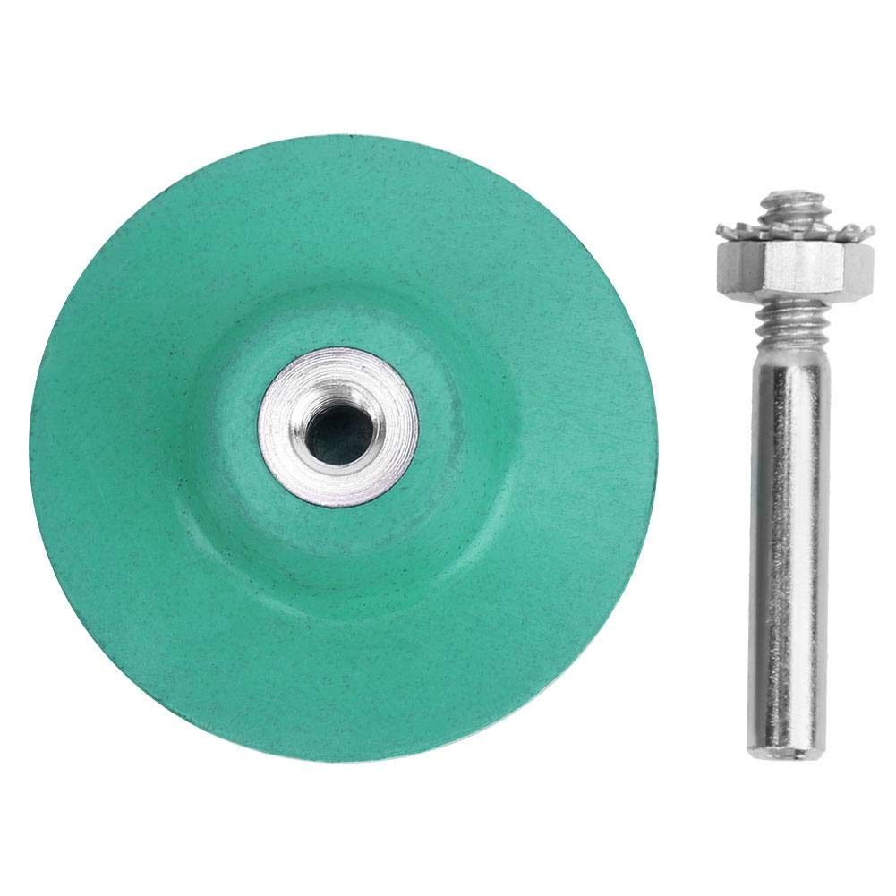 Disque de poils, disque de poils abrasifs de 50 mm/2 pouces avec tige de 1/4 de pouce, roue de polissage Emery 50/80/120 en option, pour perceuse électrique(Vert, 50#)