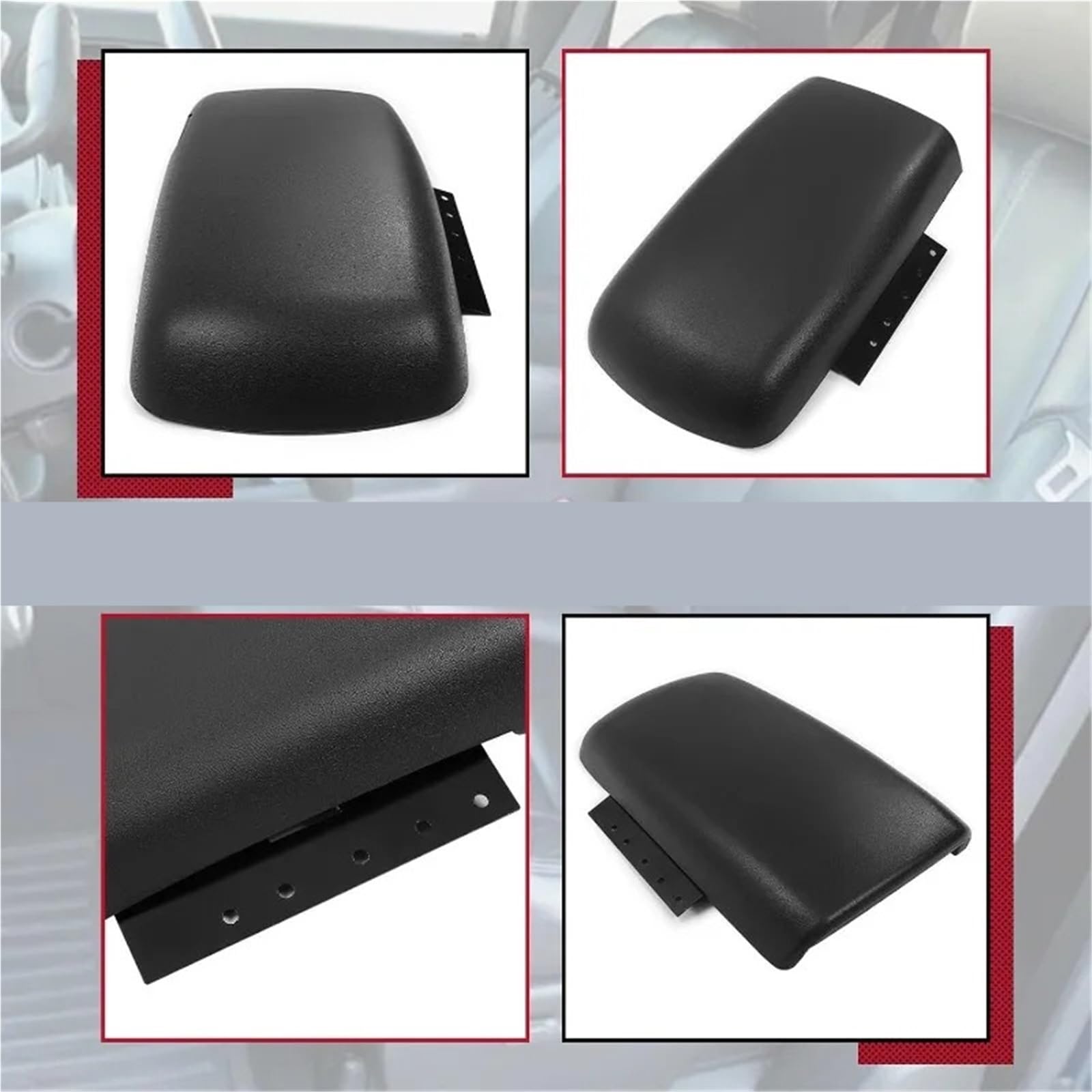 Per Camaro Per Pontiac Per Firebird 1997-2002: coperchio della console centrale in plastica nera di ricambio per bracciolo 10421355(Black)