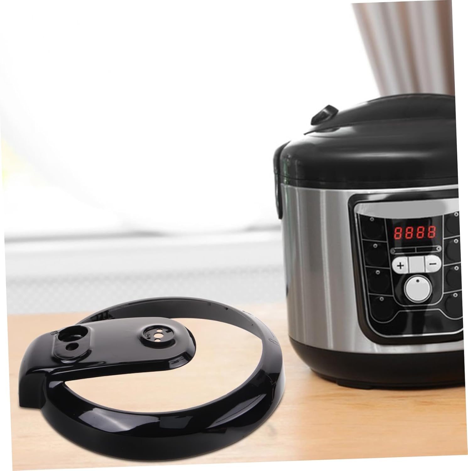 NUOBESTY Pressure Cooker Accessories Replacement Cooking Lid Frame for MY-12CS502A Black 12PCS502A1 Compatible Indoor Kitchen Pressure Cookers Sturdy Cooking Supply