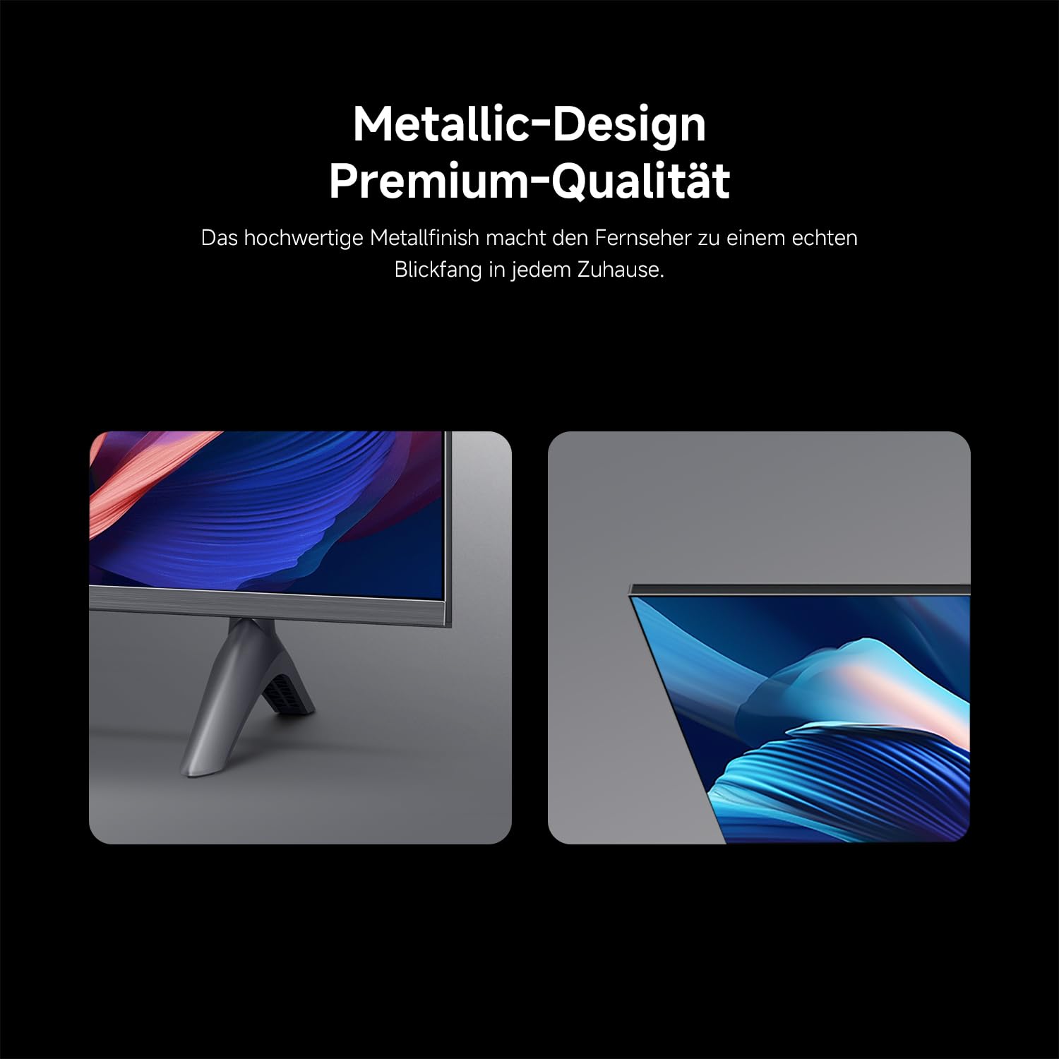 XIAOMI A Pro, 65" (165 cm), 4K UHD QLED, Smart TV, Google TV, Triple Tuner DVB-C/S/S2/T/T2, HDR10+, Game Boost 120Hz, MEMC, Sprachsteuerung mit, 2+8GB, Kompatibel mit Apple Airplay & Google Cast