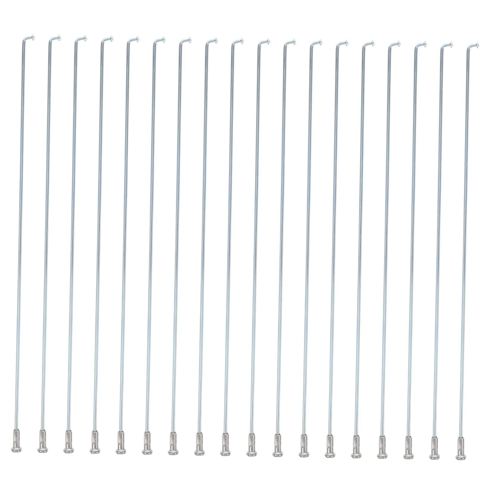 Toddmomy 36pcs Bicycle Spokes J Bend Design for Road Mountain Bikes Easy Installation Durable Repair Parts Compatible with Electric Bicycles