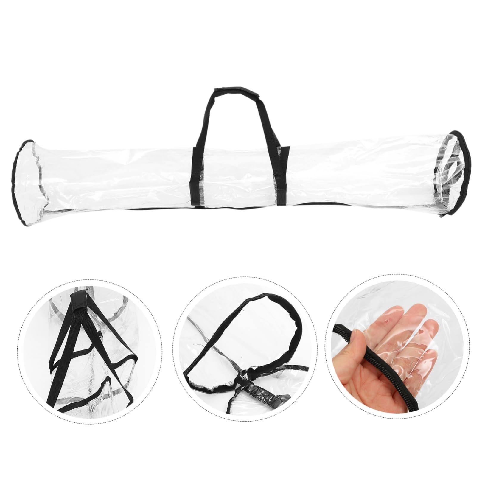 TOPBATHY 3 Stück Weihnachtliche Aufbewahrungstasche für Geschenkpapier mit Robustem Reißverschluss Leichter Organizer für Geschenkverpackungen für Weihnachten und Feiertage Elegantem