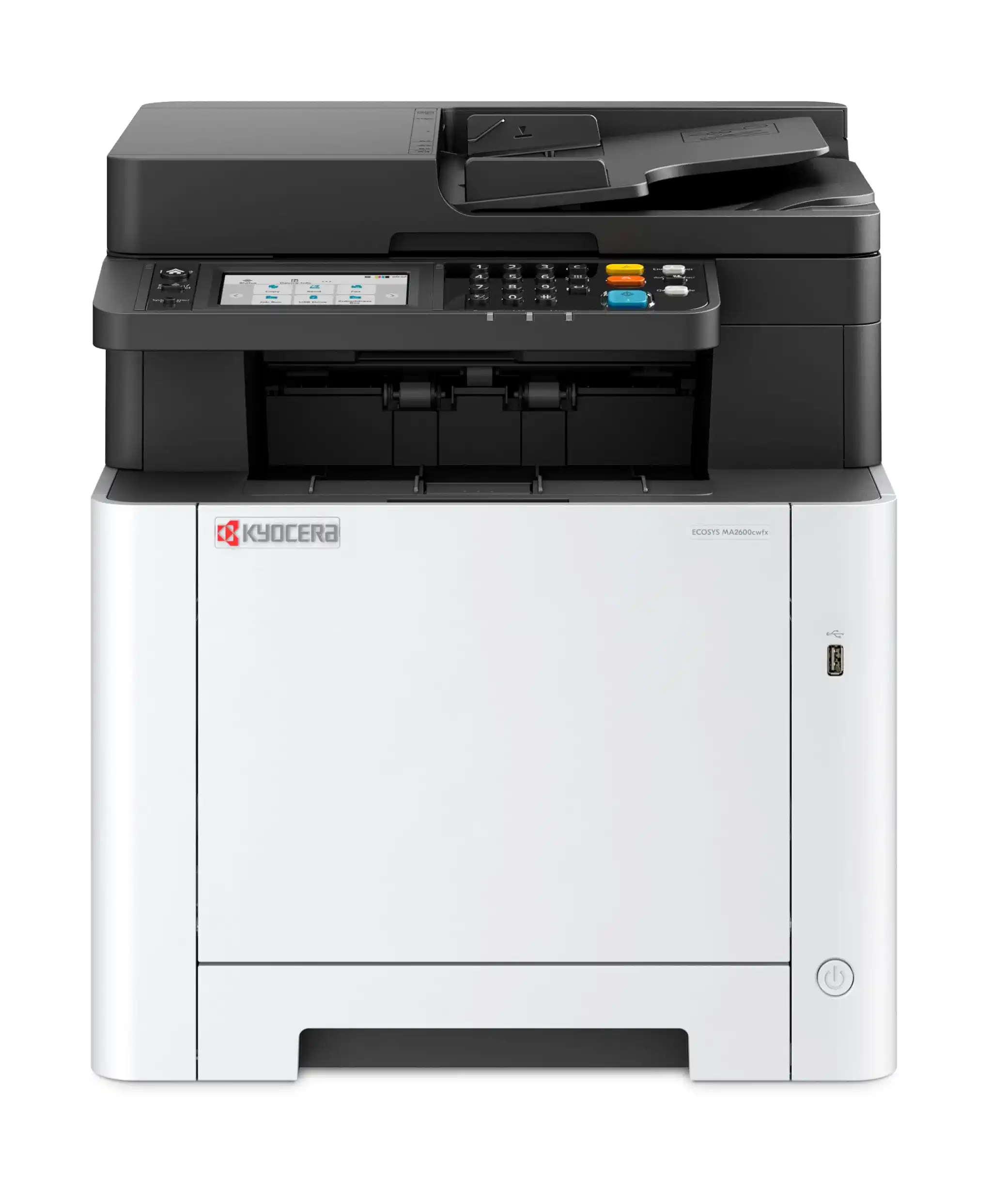 Kyocera Ecosys MA2600cwfx Farblaserdrucker Multifunktionsgerät WLAN: Drucker Scanner Kopierer, Faxgerät. Multifunktionsdrucker inkl. Mobile-Print-Funktion.